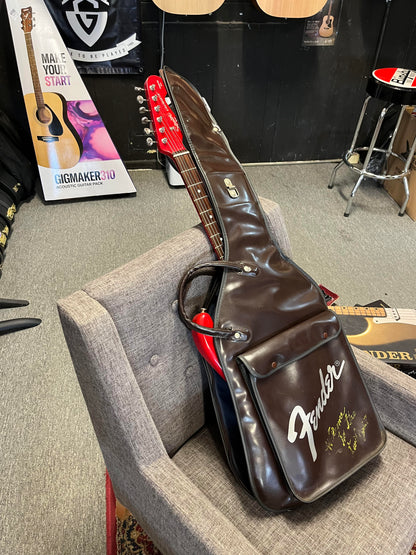 Squier 1984 Contemporary Series JV Strat SST314-55 Torino Red in original soft case Serial # JV95918