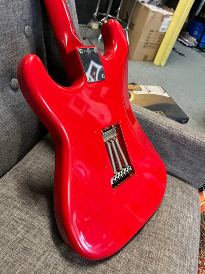 Squier 1984 Contemporary Series JV Strat SST314-55 Torino Red in original soft case Serial # JV95918