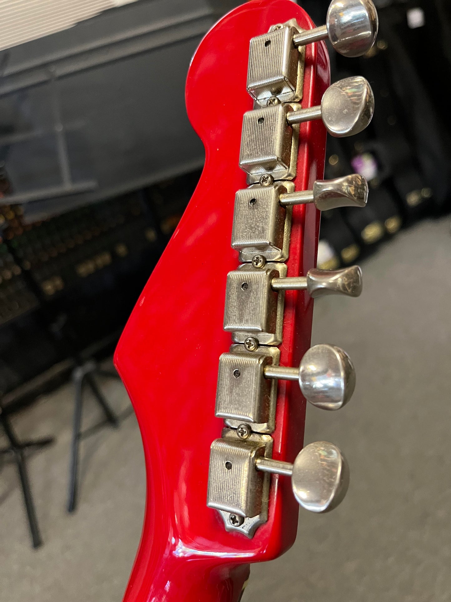 Squier 1984 Contemporary Series JV Strat SST314-55 Torino Red in original soft case Serial # JV95918
