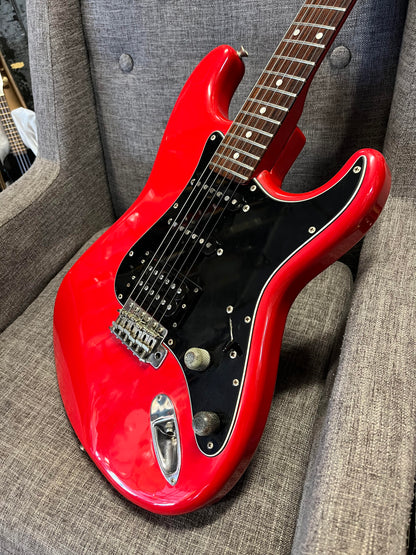 Squier 1984 Contemporary Series JV Strat SST314-55 Torino Red in original soft case Serial # JV95918