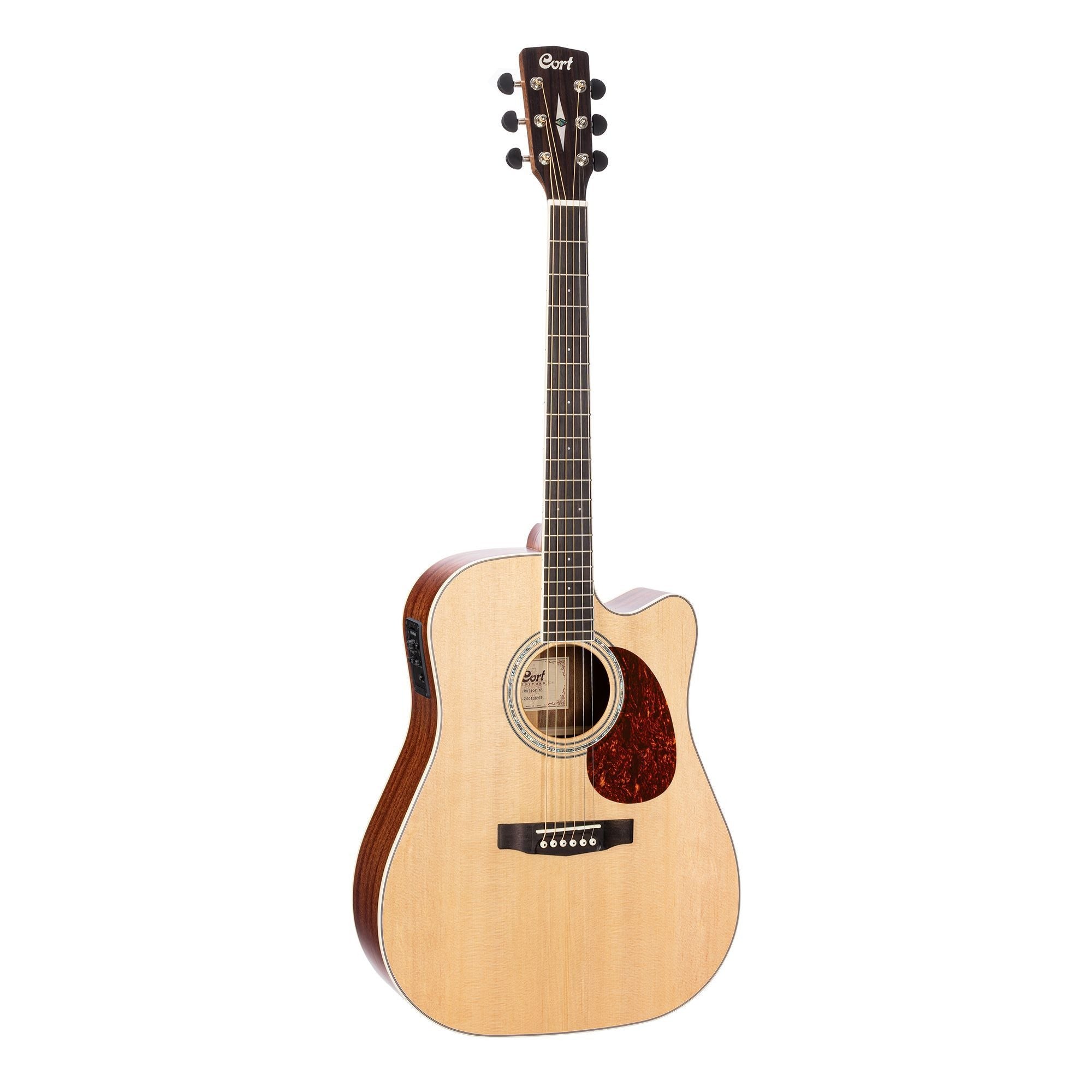 Cort MR710F Acoustic Electric Guitar Natural Satin w Gig Bag The Guitar Shop