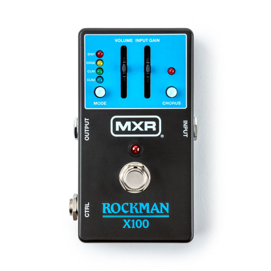 MXR® ROCKMAN® X100™ ANALOG TONE PROCESSOR MX100