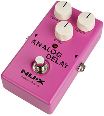 NU-X Reissue Series Analog Delay Effects Pedal Bring back the Legendary Delay sound of the 80's