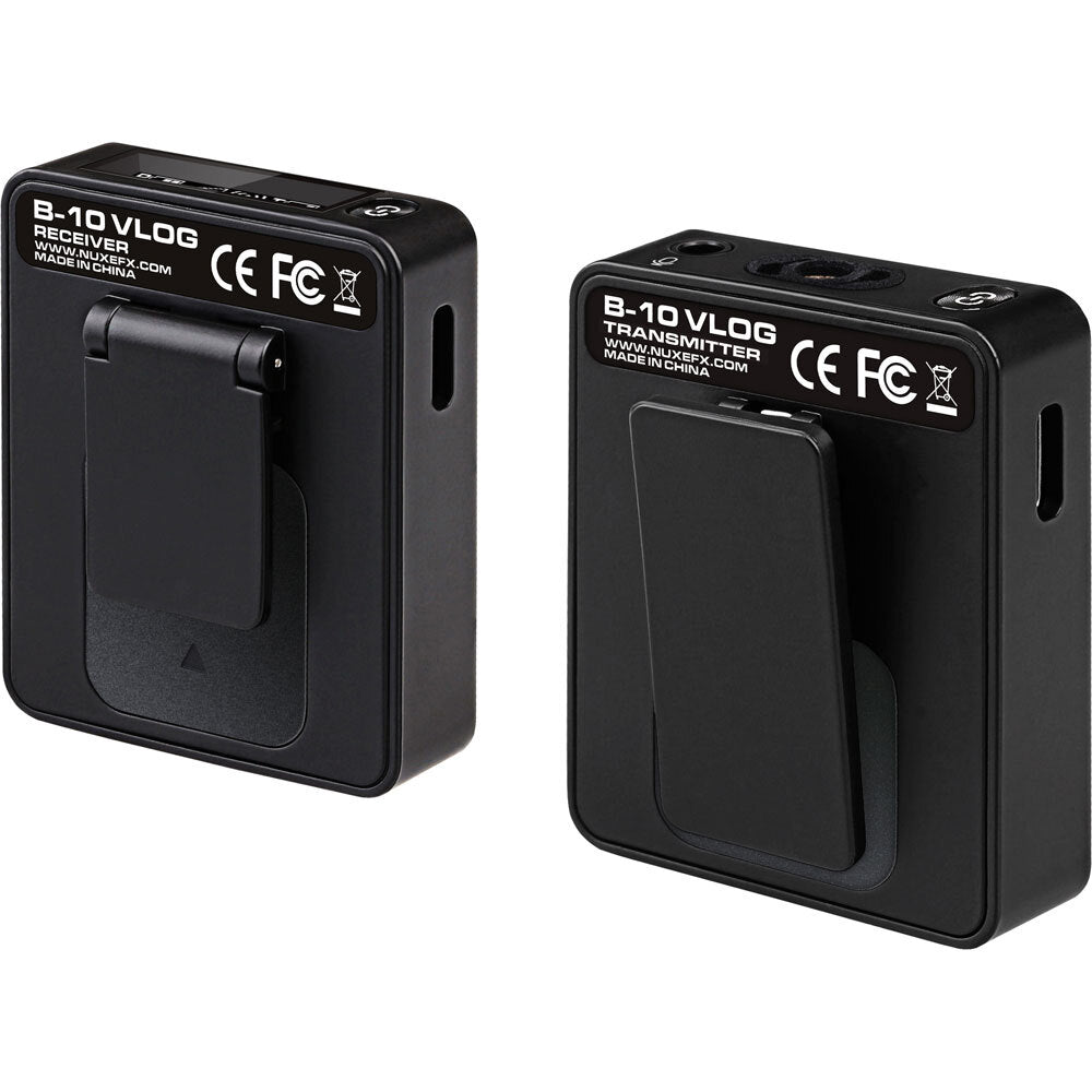NU-X B-10 Digital 2.4GHz Wireless Vlog Microphone System Vlog like a Pro!