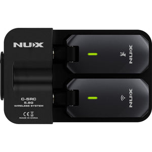 NU-X C5RC Deluxe Digital 5.8GHz Wireless Instrument System with Portable Power Charge Case