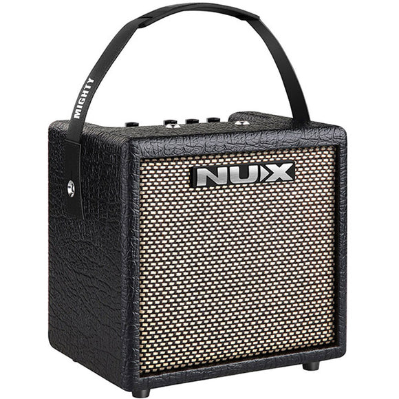 NU-X Mighty 8BT MKII Portable Digital 8W Guitar Amplifier with Bluetooth, IR & Effects Powered by AA(8) Batteries or Adaptor (Included)