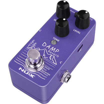 NU-X Mini Core Series "Damp" 3-Mode Reverb Effects Pedal Three Reverb in a Mini Pedal
