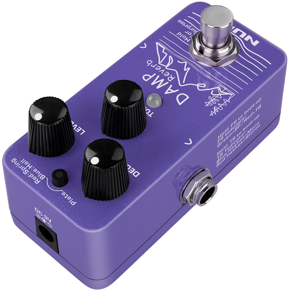 NU-X Mini Core Series "Damp" 3-Mode Reverb Effects Pedal Three Reverb in a Mini Pedal