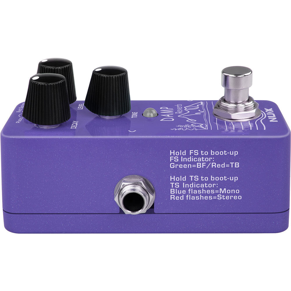 NU-X Mini Core Series "Damp" 3-Mode Reverb Effects Pedal Three Reverb in a Mini Pedal