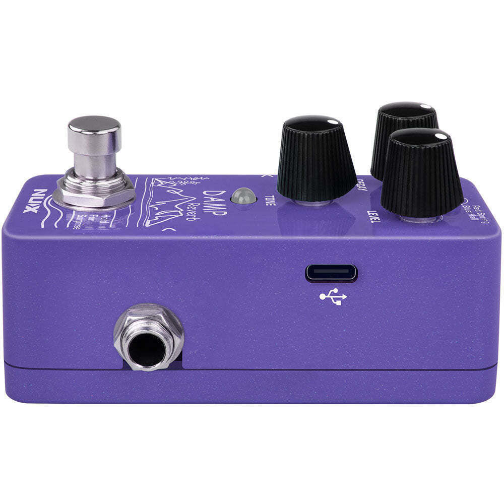 NU-X Mini Core Series "Damp" 3-Mode Reverb Effects Pedal Three Reverb in a Mini Pedal