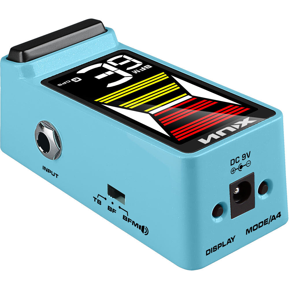 NU-X Mini Core Series MKII "Flow Tune" Mini Tuner Pedal in Sky Blue It's SKY BLUE!!