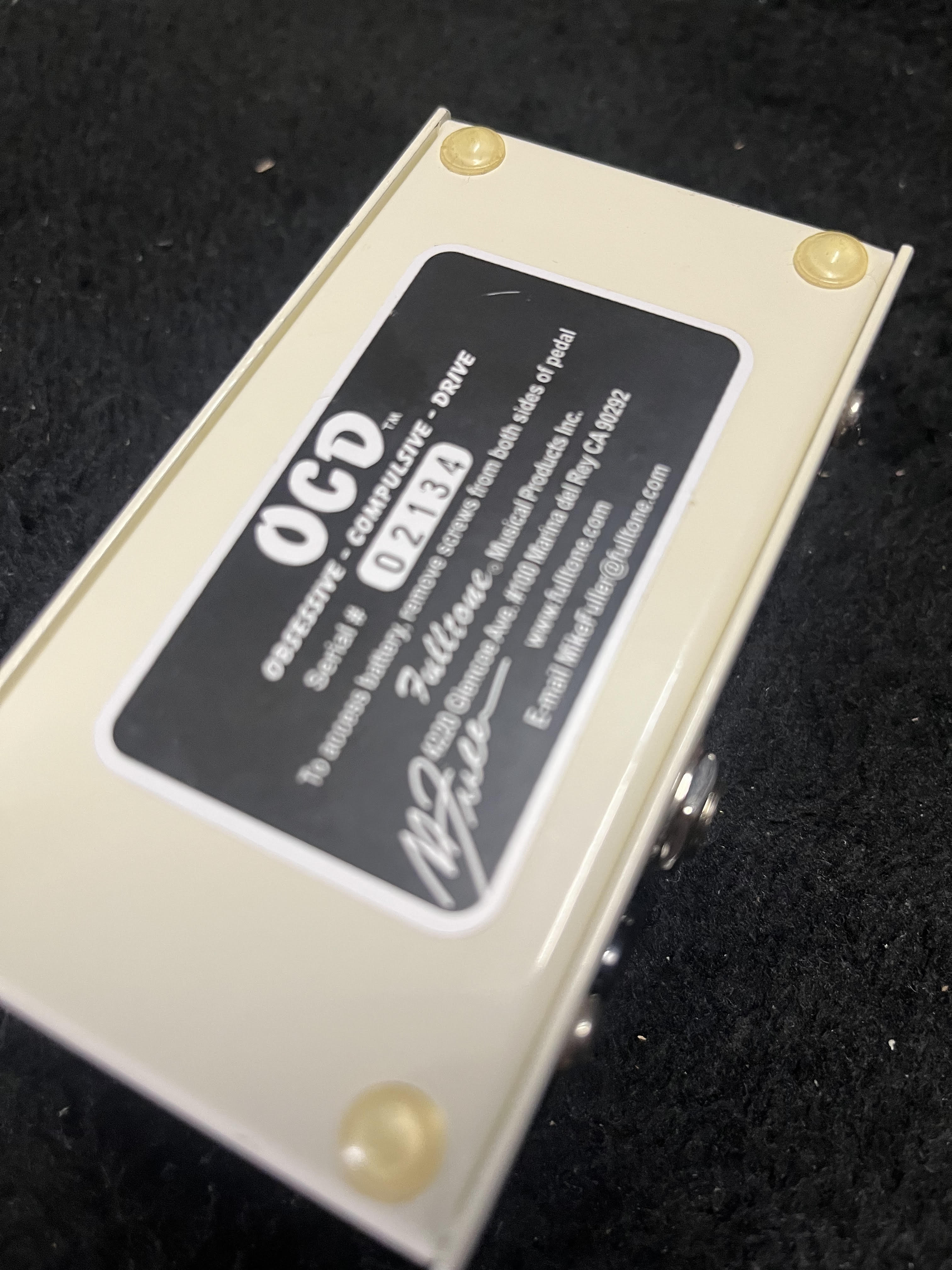 Fulltone OCD Version 1.1 Serial# 02134 – The Guitar Shop