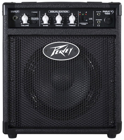 Peavey MAX Series "MAX158" Bass Amp Combo 20-Watt, 1 x 8" MAX Portability. MAX Flexibility. MAX Sound