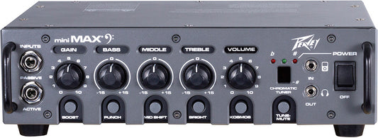 Peavey MAX Series "MiniMAX" Mini Bass Amp Head 600-Watt MAX Portability. MAX Flexibility. MAX Sound.