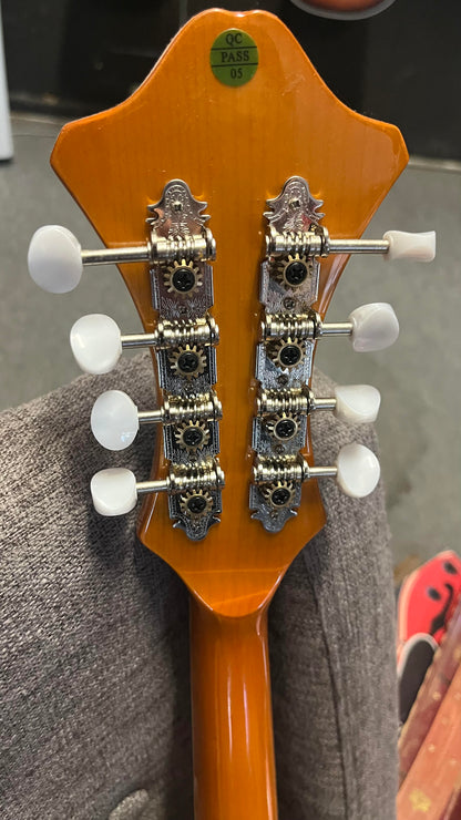 Rover RM-75 Deluxe F-Model Mandolin – Translucent Amber