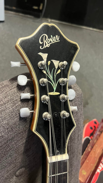 Rover RM-75 Deluxe F-Model Mandolin – Translucent Amber