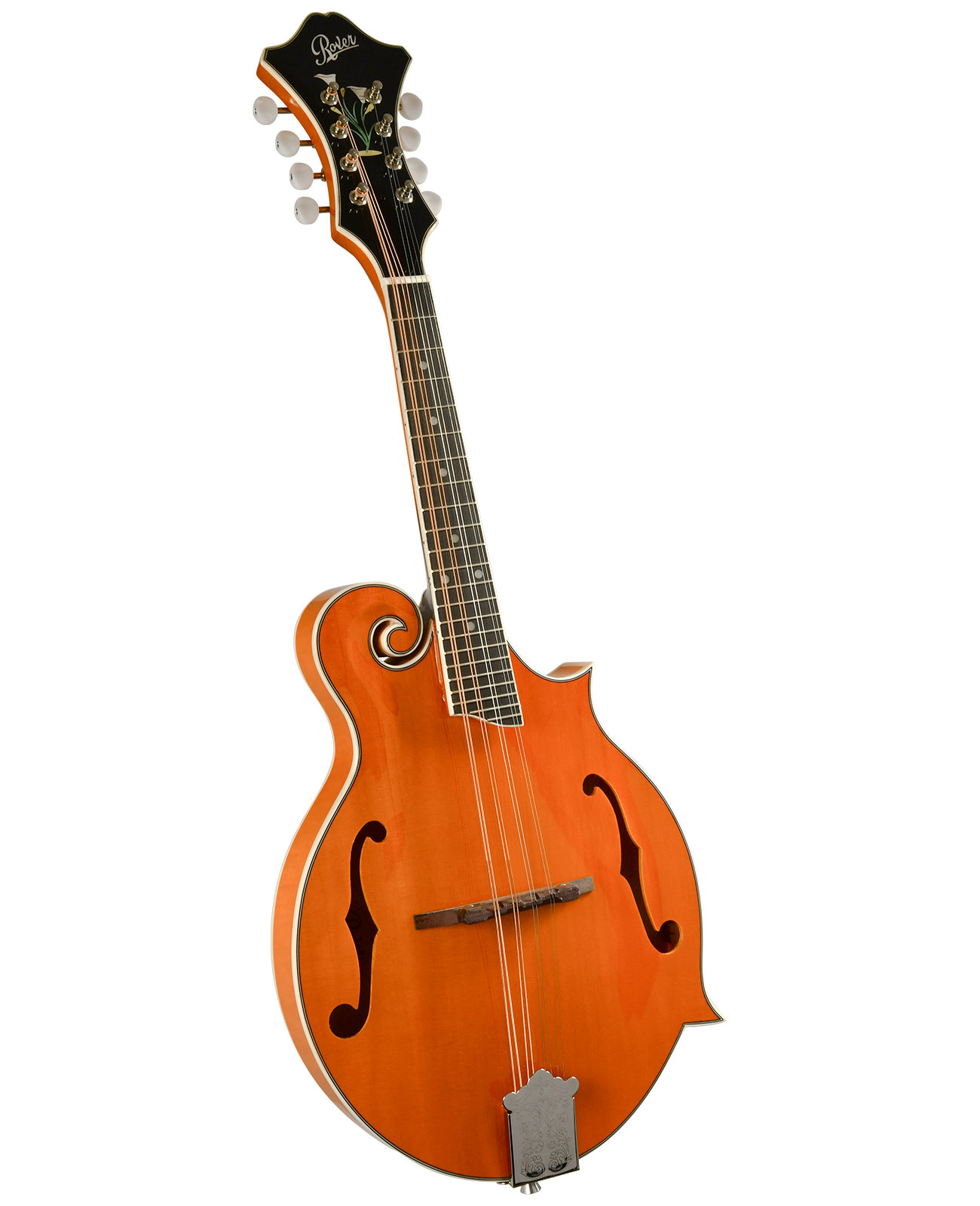 Rover RM-75 Deluxe F-Model Mandolin – Translucent Amber