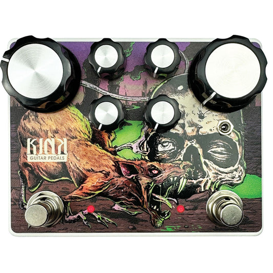 Kink Russian Plague Fuzz Distortion pedal Dual circuit  Doom style fuzz Rat and Muff RUSSIAN
