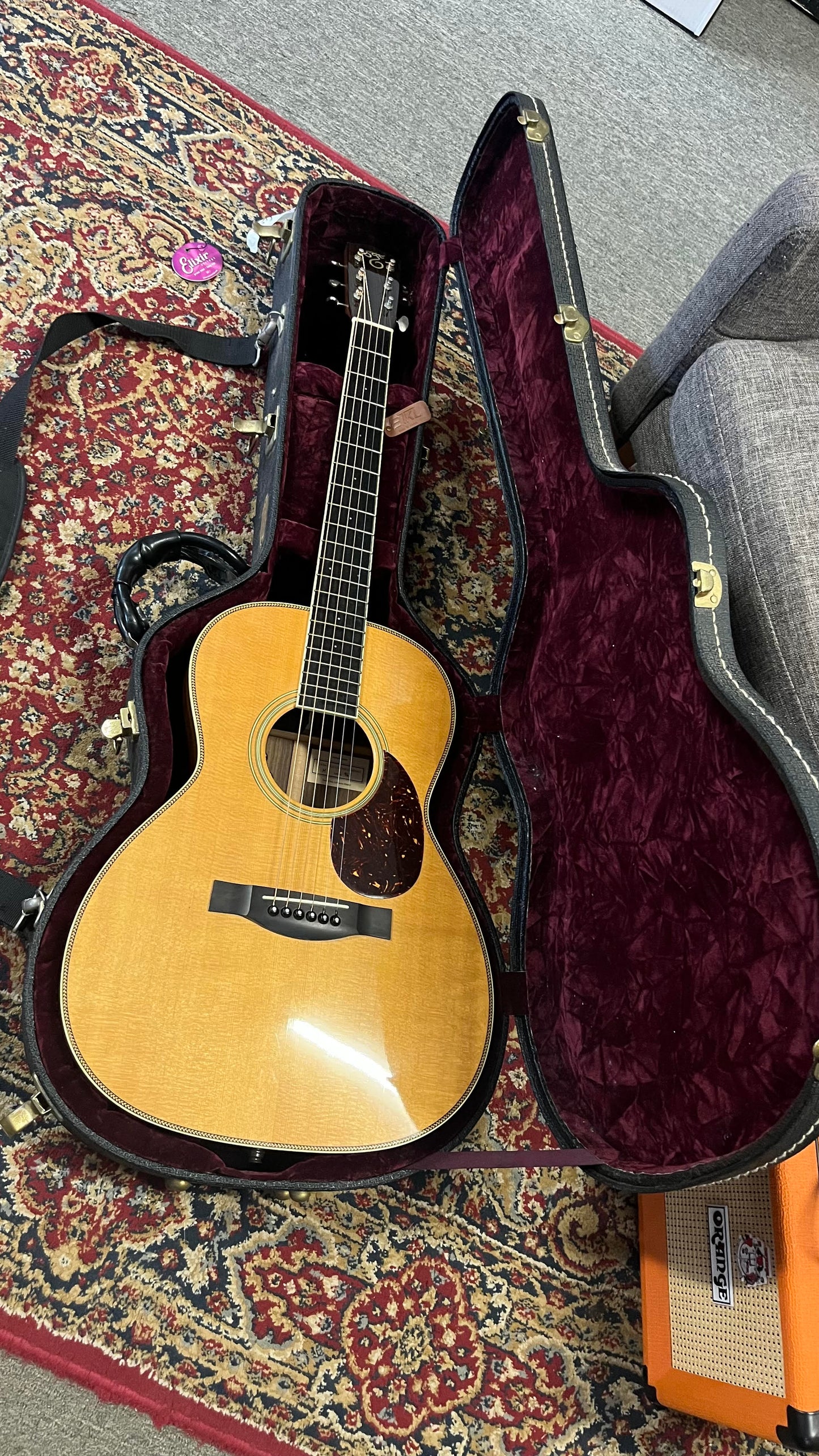 Second Hand Santa Cruz H1 Model Parlour in Hard case Serial # 965 2006