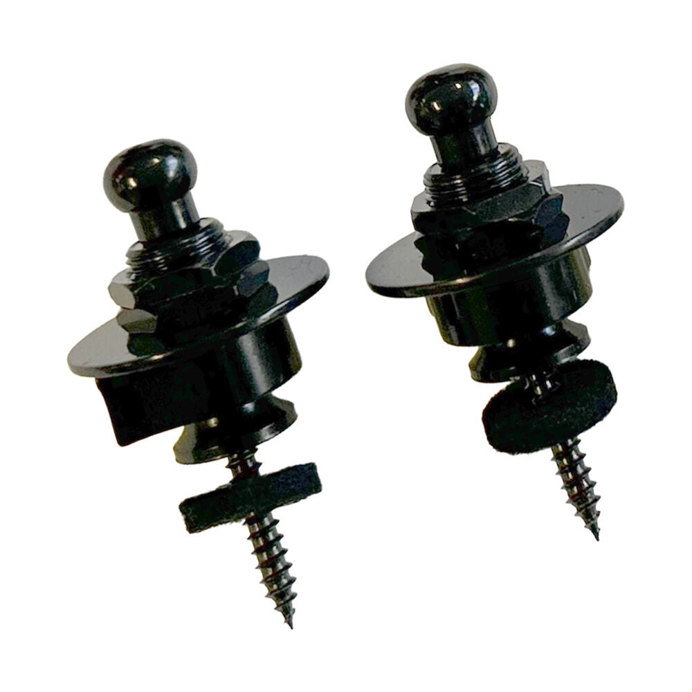 GT Schaller Style Strap Lock Set in Black Finish Enhance Your Playing Experience