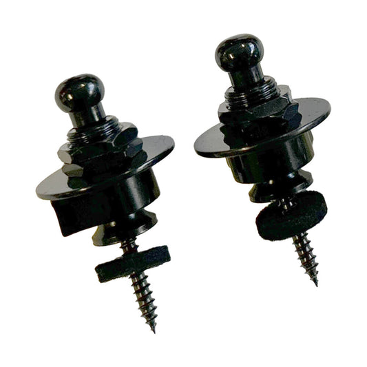 GT Schaller Style Strap Lock Set in Black Finish Enhance Your Playing Experience