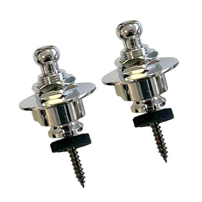 GT Schaller Style Strap Lock Set in Chrome Finish Enhance Your Playing Experience