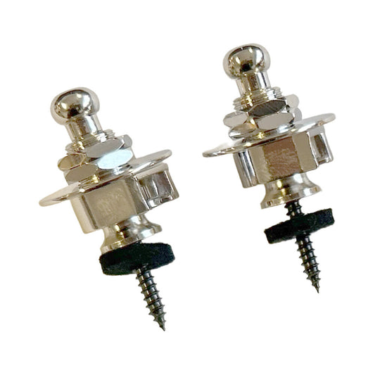 GT Schaller Style Strap Lock Set in Nickel Finish Enhance Your Playing Experience