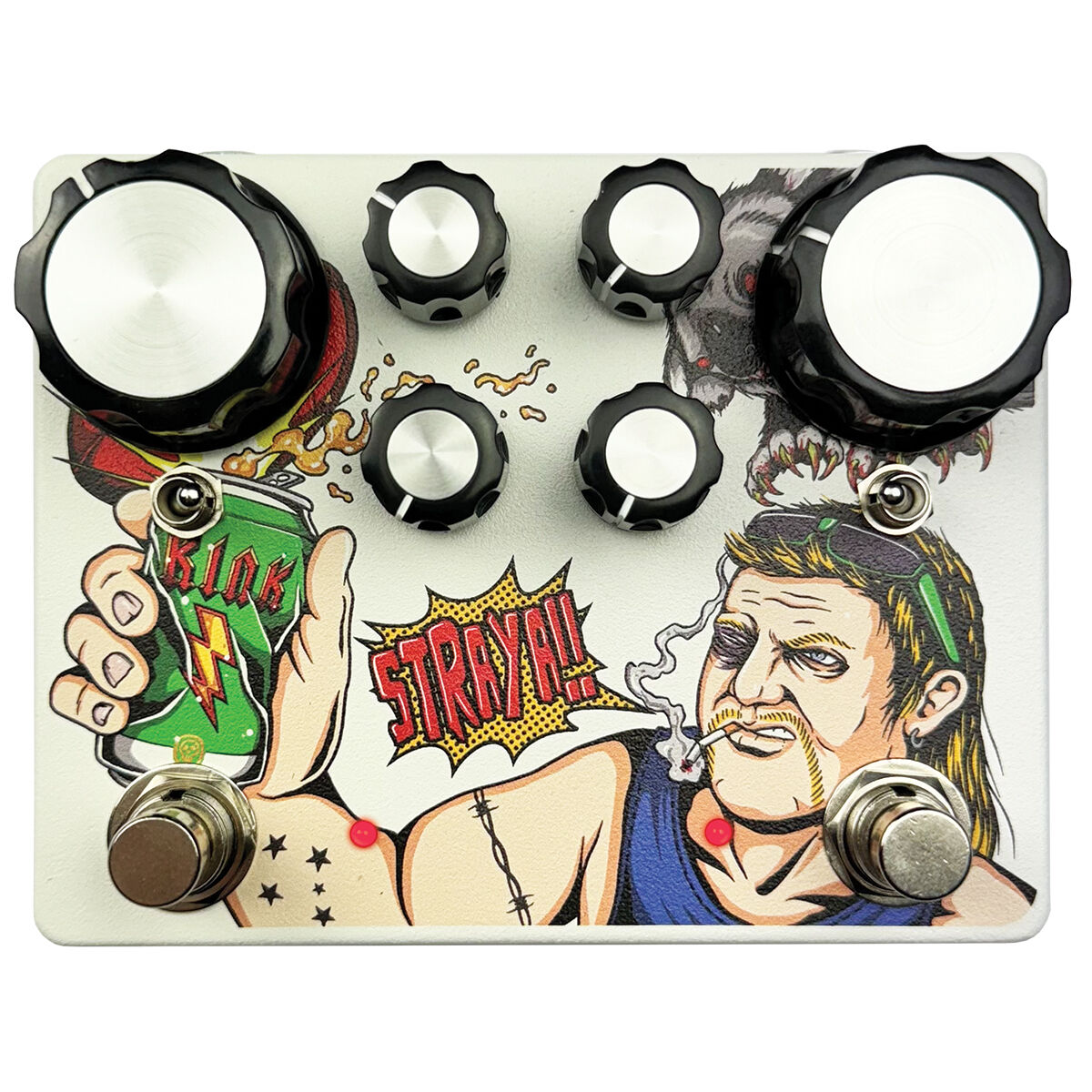 Kink Straya Drive pedal Asymmetrical/Symmetrical O/D  and Guv'nor style Distortion STRAYA