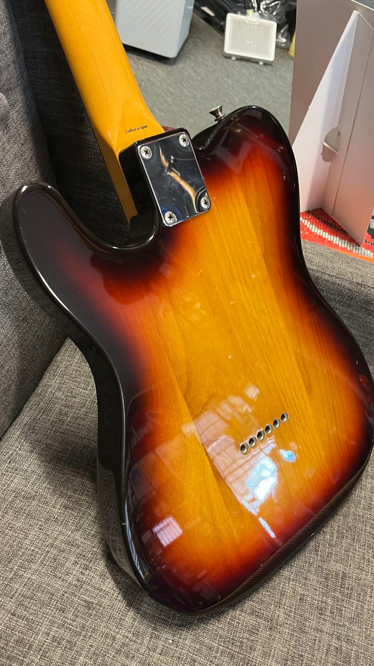 Second hand Fender Crafted in Japan 1997-98 Telecaster Modded in Tweed Hard Case
