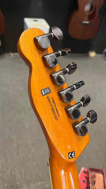Second Hand 2019 Fender Special Edition Custom Telecaster FMT HH Amber Serial # ICF18001767 in Hard Case