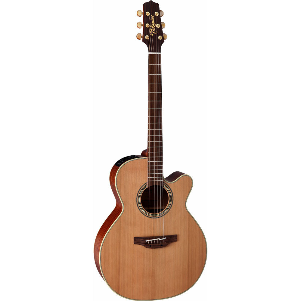 Takamine Natural Series NEX AC/EL Guitar with Cutaway in Natural Satin Finish in Natural Satin Finish