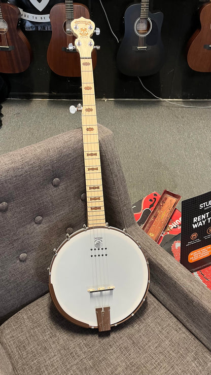 Deering Goodtime Deco 5 string Deco Openback banjo with Kavanjo pickup Goodtime-G-AED