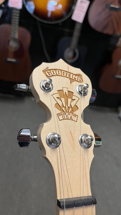 Deering Goodtime Deco 5 string Deco Openback banjo with Kavanjo pickup Goodtime-G-AED