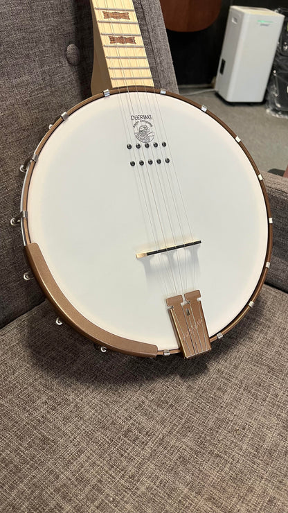 Deering Goodtime Deco 5 string Deco Openback banjo with Kavanjo pickup Goodtime-G-AED