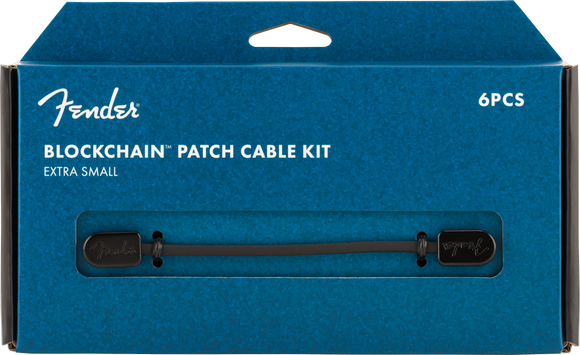 FENDER BLOCKCHAIN™ PATCH CABLE KITS EXTRA SMALL 6 PIECES