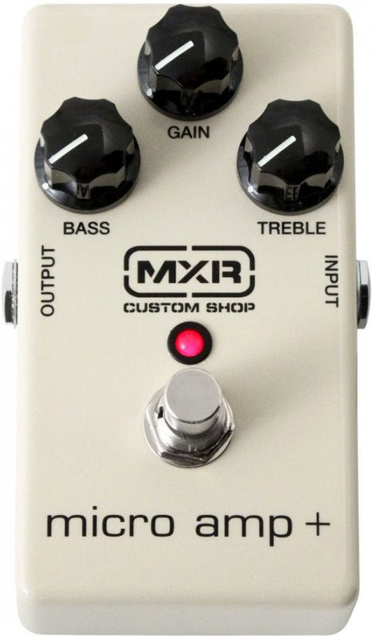 MXR Custom Shop Micro Amp Plus M233 – The Guitar Shop - Australia